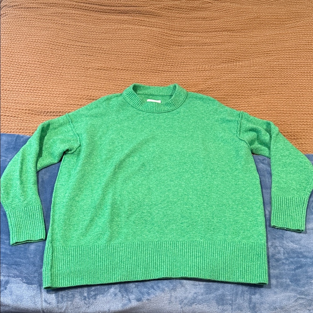 Aerie Green Knit Sweater
